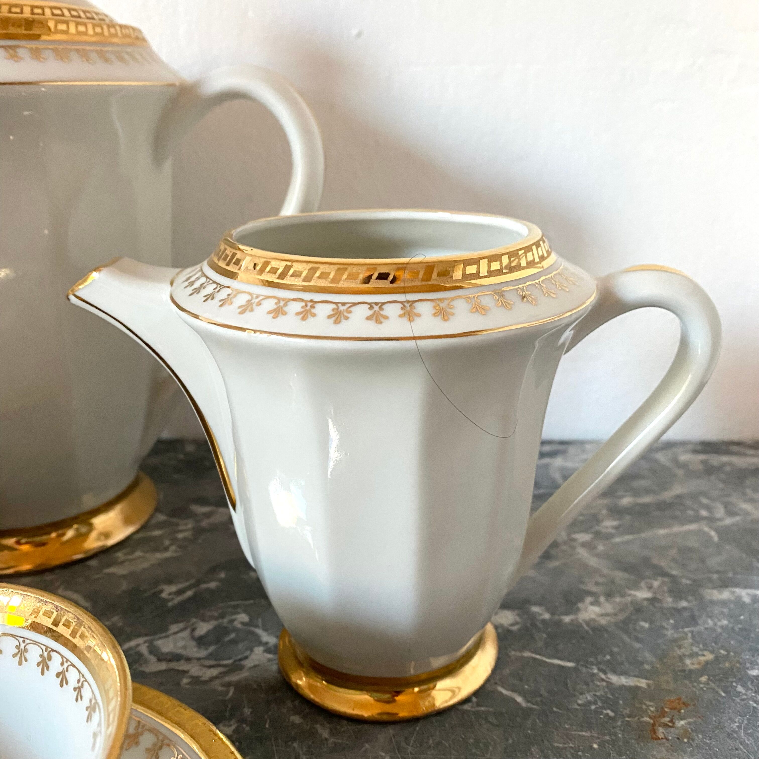 Limoges porcelain tea or coffee set