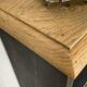 Oak bookcase shelf