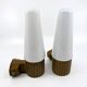 Ifö ceramic/opal glass wall lights • ref 6020 • Hans-Agne Jakobsson
