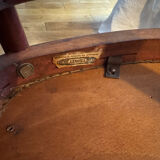 Two Thonet 967f F leather bistro chairs