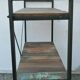 Industrial shelf in iron and wood