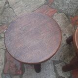 Table bas avec 2 petit tabouret