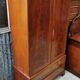 Very beautiful old English cabinet made of solid 19th century mahogany