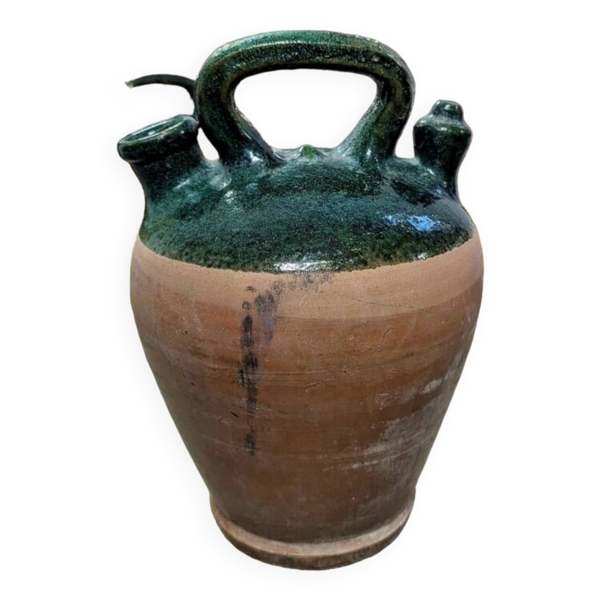 Glazed terracotta gargoulette