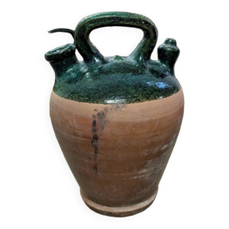 Glazed terracotta gargoulette