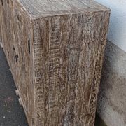 Buffet 4 portes en bois brut