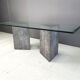 Vintage brutalist dining table, 1970s