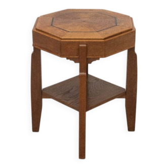 Octagonal Dutch Art Deco side table 1920s