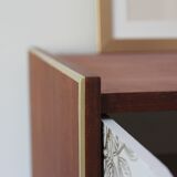 Scandinavian chest of drawers with compass feet