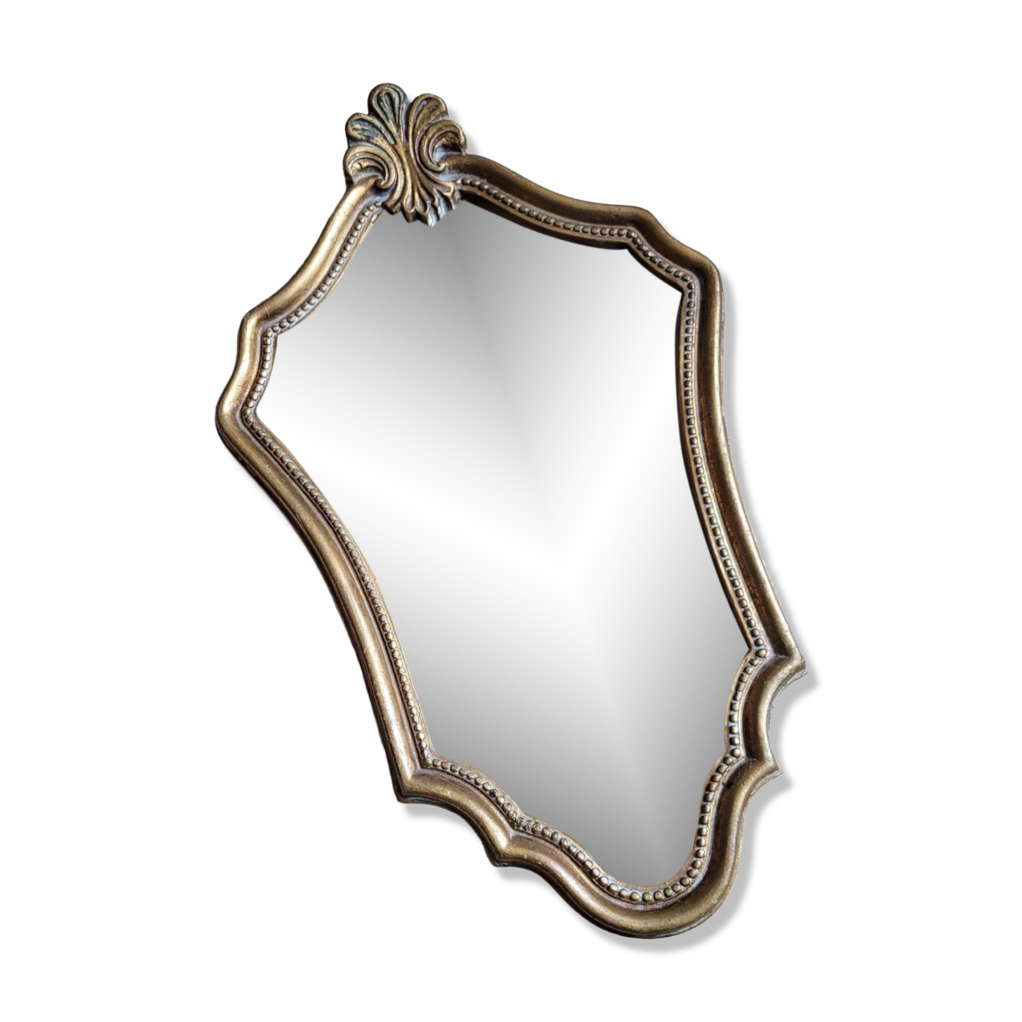 Classic gilded mirror 51x31cm