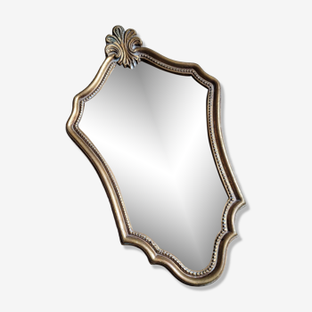 Miroir doré classique 51x31cm
