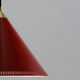 Danish conical hanging lamp goes up and down 1960's