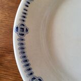 Ancienne Assiette en Faïence Creil et Montereau Service Dublin