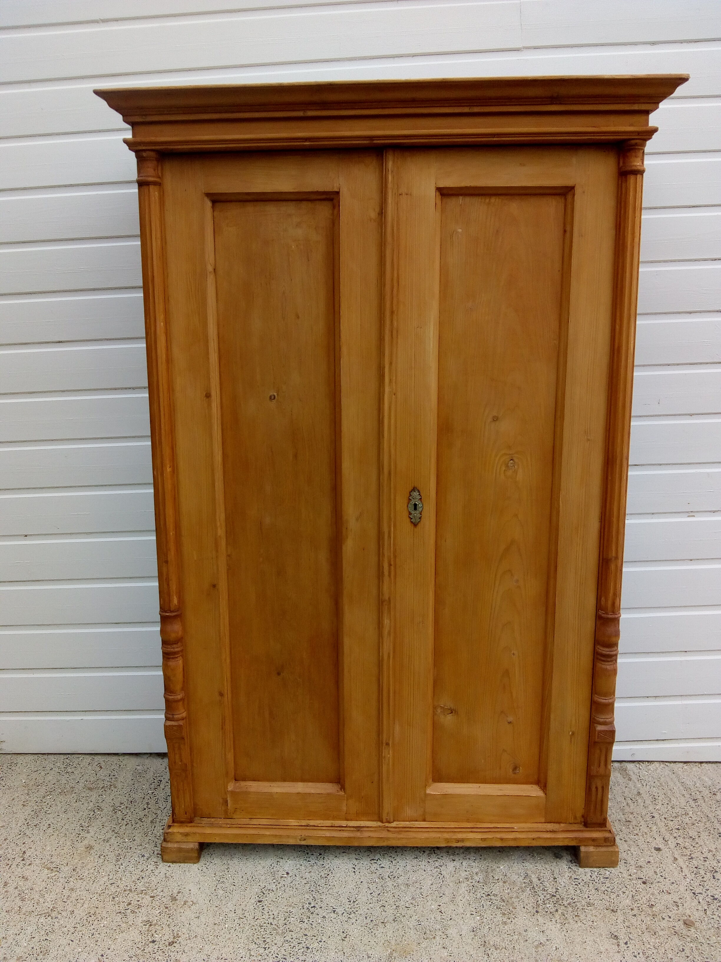 English pine cabinet