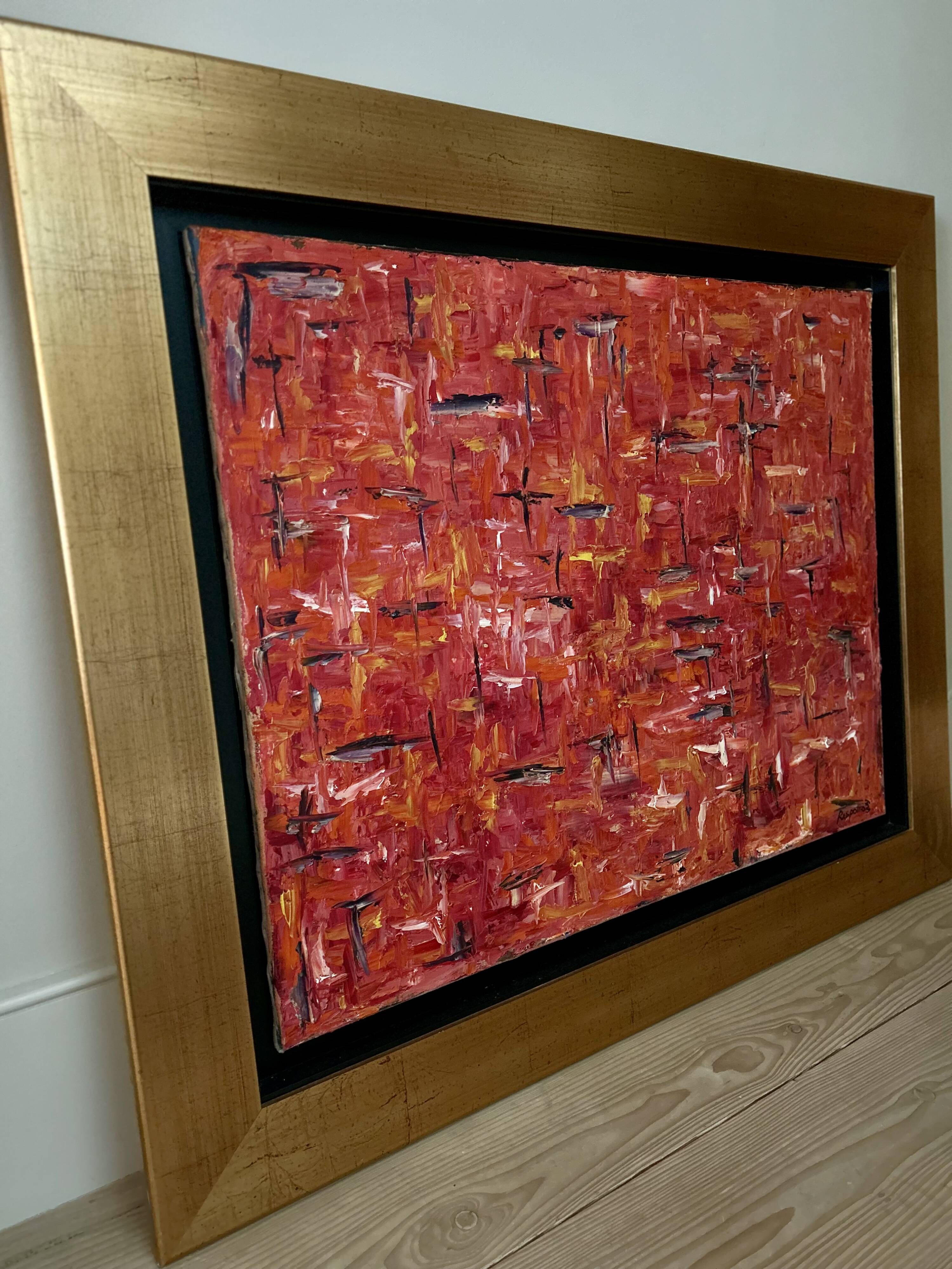 Peinture à l'huile abstraite par Ruspoli 2003