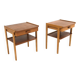 Pair of Scandinavian teak bedside tables, Sweden, 1960