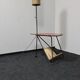 Table d’appoint vintage lampadaire et porte-papier