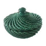 Green ceramic box 1950s