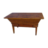 Antique kneading trough made of solid oak