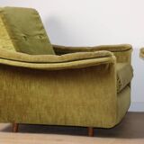 Pair of vintage velvet armchairs – 1960s