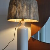 Vintage stoneware bottle lamp