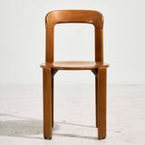 Beech dining set by Bruno Rey for Kusch & Co., Set of 7