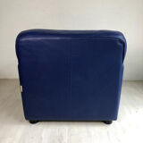 80's Steiner chair in blue leather