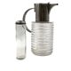 Sergio Asti silverplated and glass jug  Arnolfo di Cambio 1968