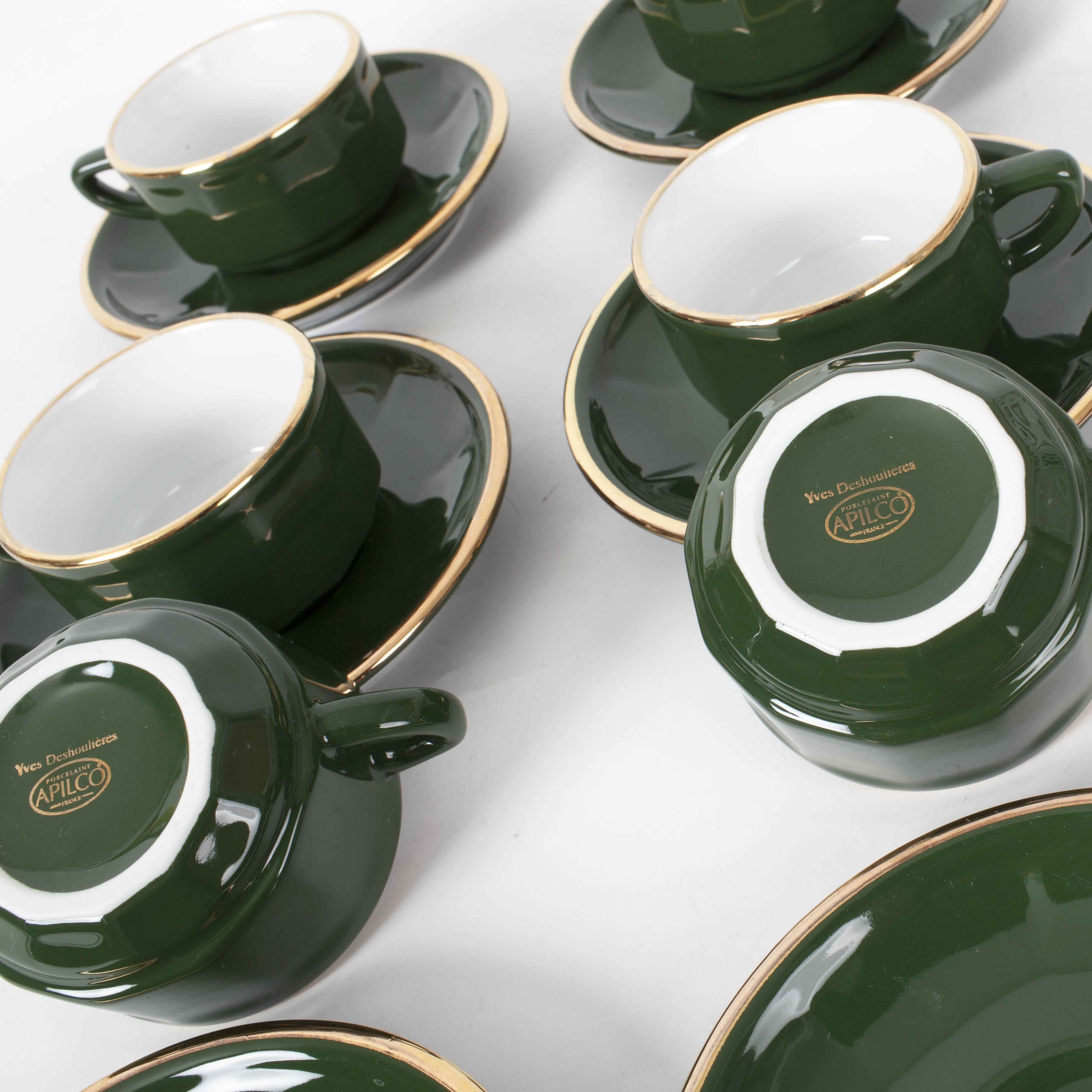 6 cups to coffee Yves Deshoulières Apilco