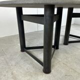 Oval dining table 1970s