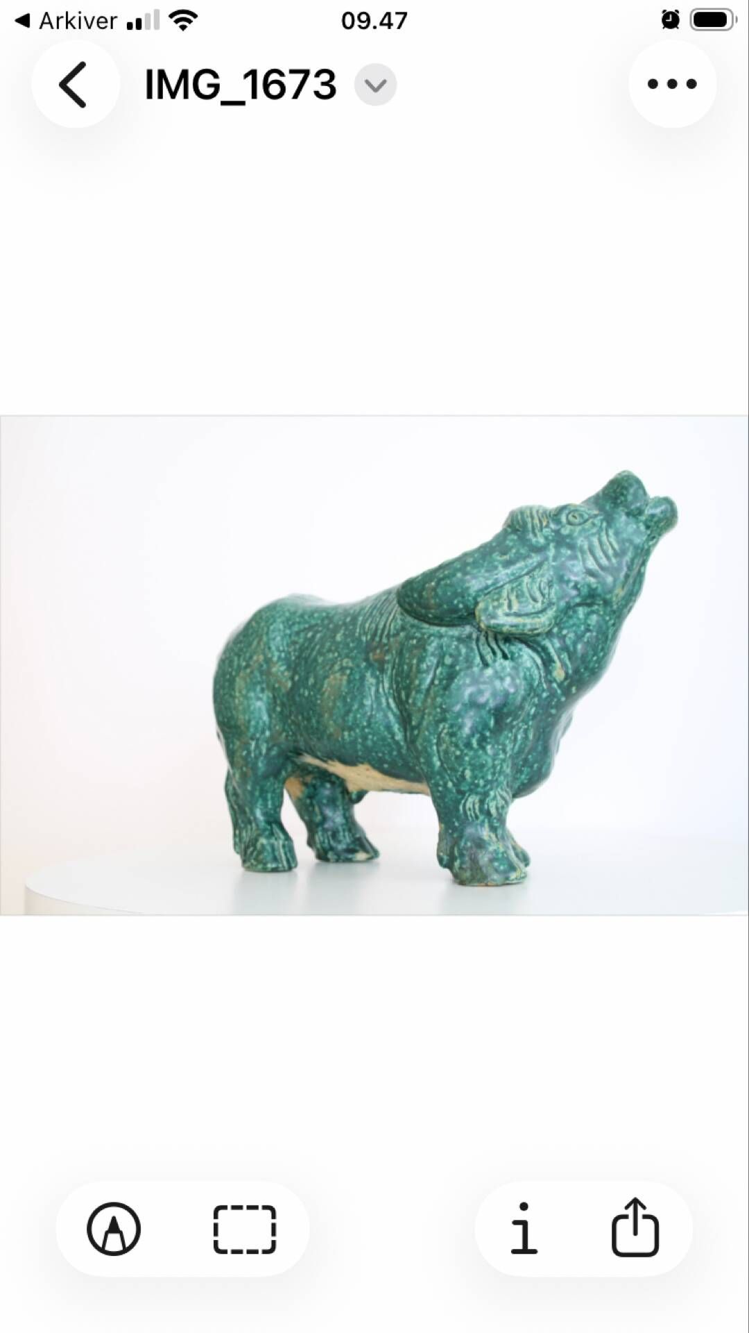 One-of-a-kind monumental pair: ultra-rare knud kyhn water buffaloes –