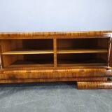 Art Deco Walnut Sideboard, Czechoslovakia, 1930s