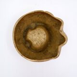 1970s gilt bronze elephant foot ashtray