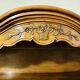 Magnificent two-body sideboard in carved walnut, Louis XV style.