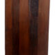 Art Deco wall showcase in ancient Burmese teak