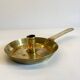 LOW HAND BRASS CANDLESTICK ANTIQUE
