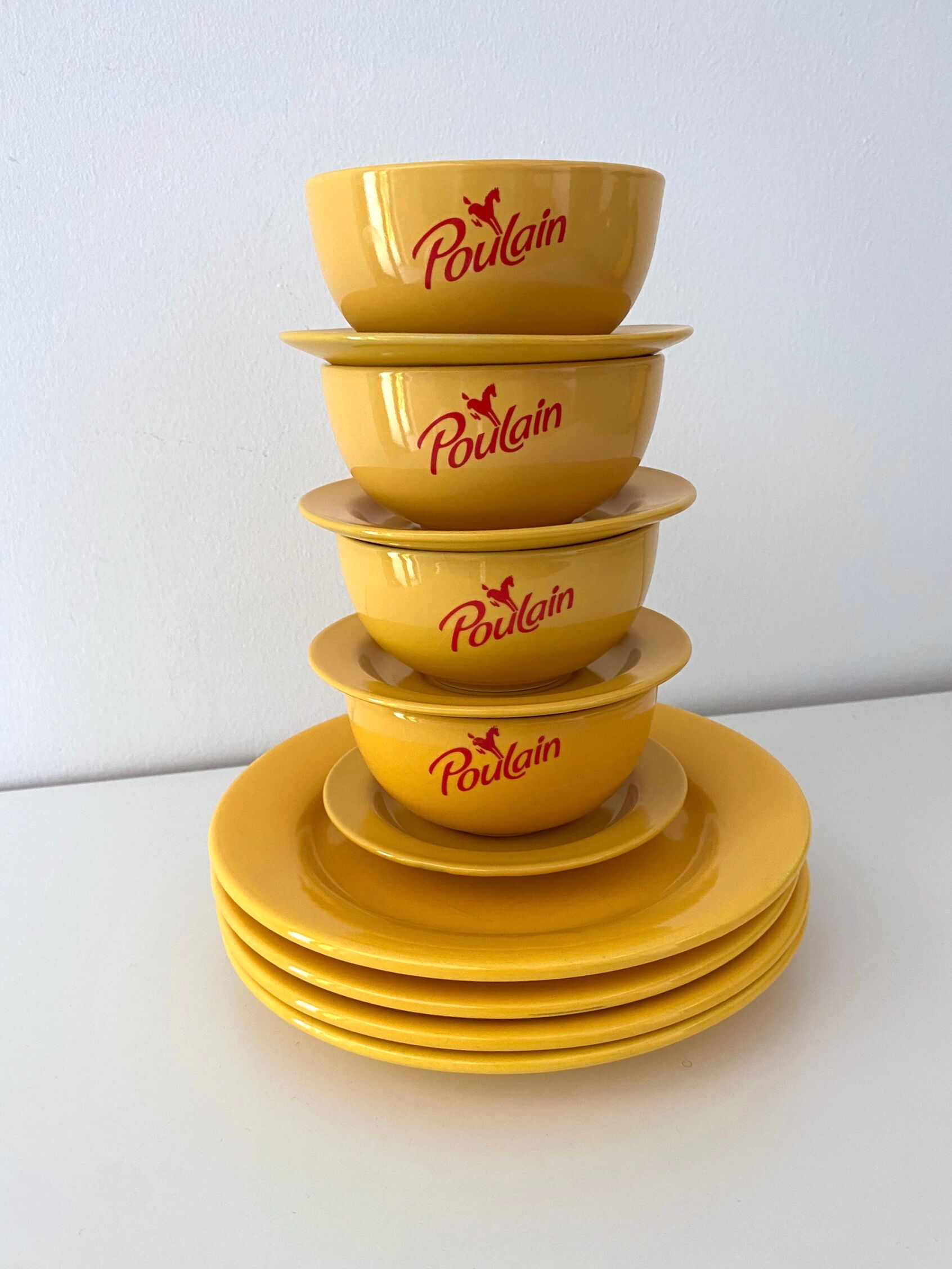 4 bowls Foal and dessert plates