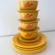 4 bowls Foal and dessert plates