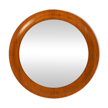 Rare Mid Century Modern teak wall mirror by ARY Fanerprodukter Nybro Sweden