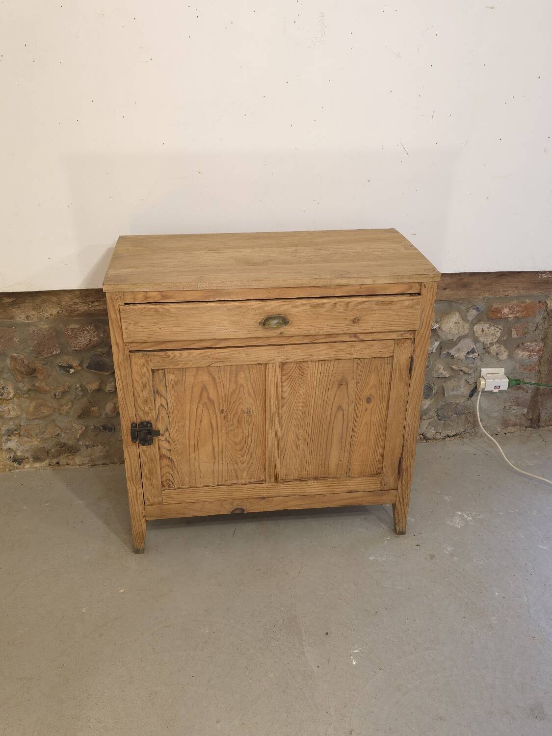 Jam cabinet, Parisian buffet in raw wood