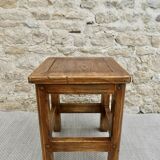 Solid wood stool