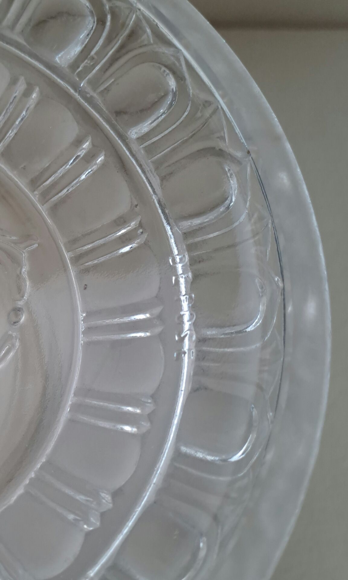 Large fruit bowl Baccarat Birds of Paradise