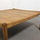 Scandinavian XL coffee table in blond oak from the 60s/70s