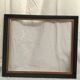 Empty frame in black wood and vintage wood dimension: 56x46.5cm total size 63x53.5cm-