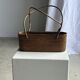 Small oval basket with long handles, traditional Indonesian L28xH10