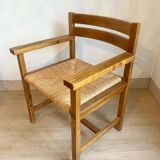 Solid elm armchair Maison Regain