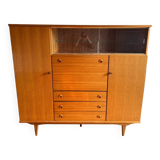 Armoire en teck style scandinave année 1960