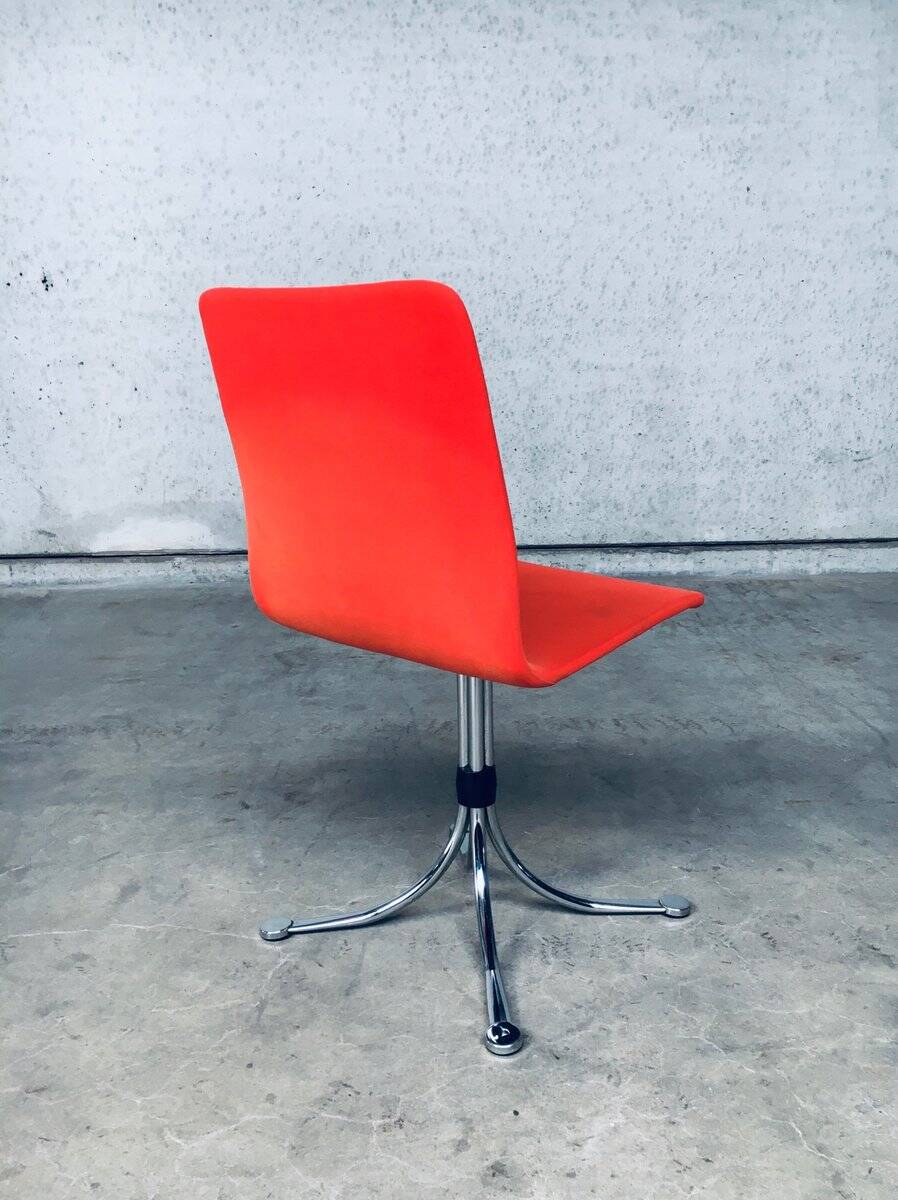 Mid-Century Dutch Steel Dining Chairs from Brabantia, 1970s, Set of 3