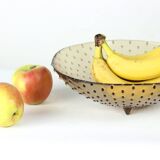 Bol Vintage en Verre à Clous en Forme de Larme, 1970s