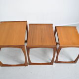 Gplan teak trundle table 1970